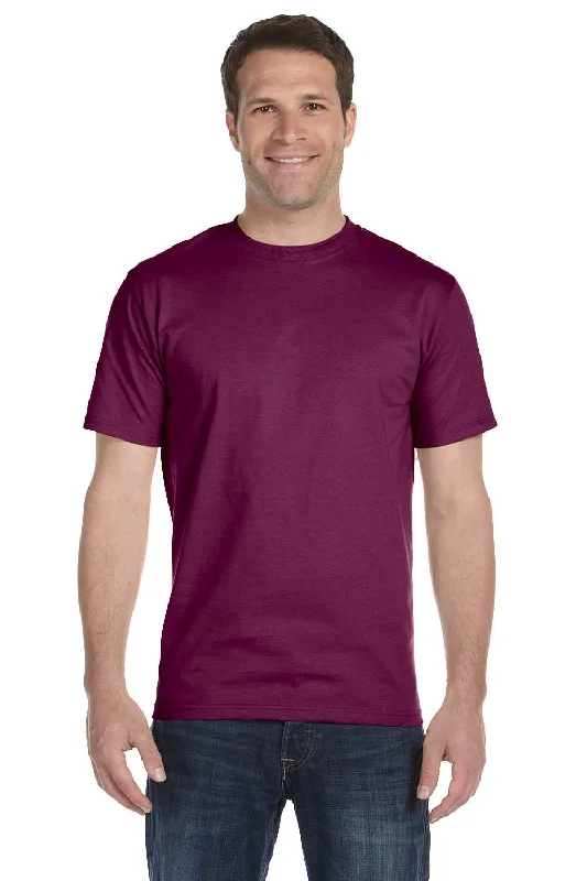 Comfy Layers Gildan Mens DryBlend Moisture Wicking Short Sleeve Crewneck T-Shirt - Maroon