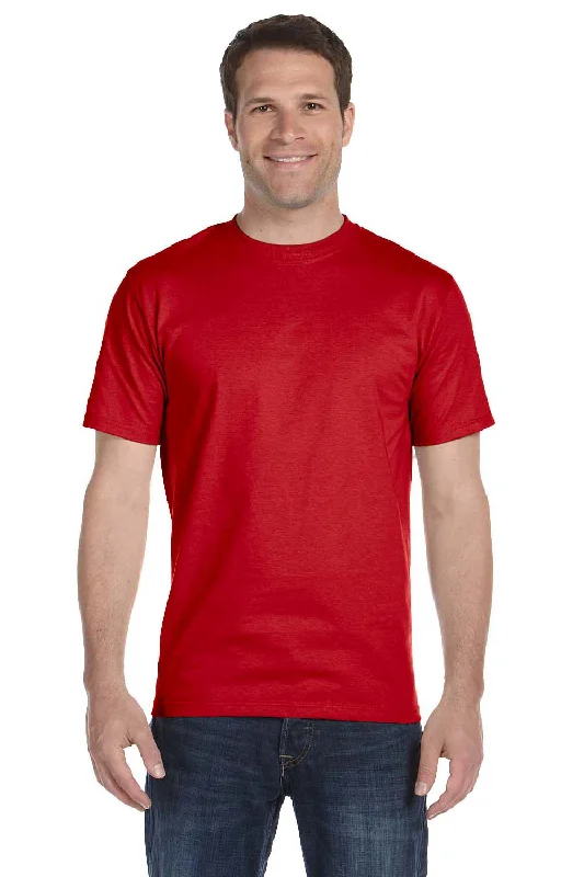 Elegant Series Gildan Mens DryBlend Moisture Wicking Short Sleeve Crewneck T-Shirt - Red