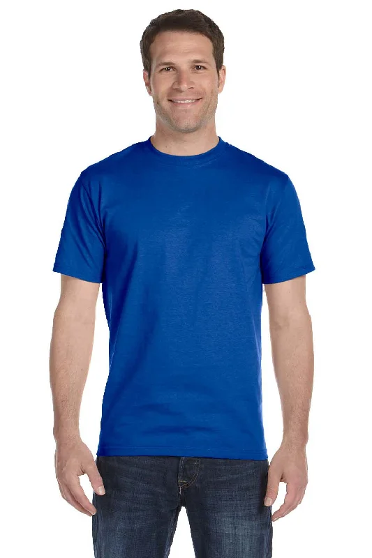 Fresh And Simple Gildan Mens DryBlend Moisture Wicking Short Sleeve Crewneck T-Shirt - Royal Blue