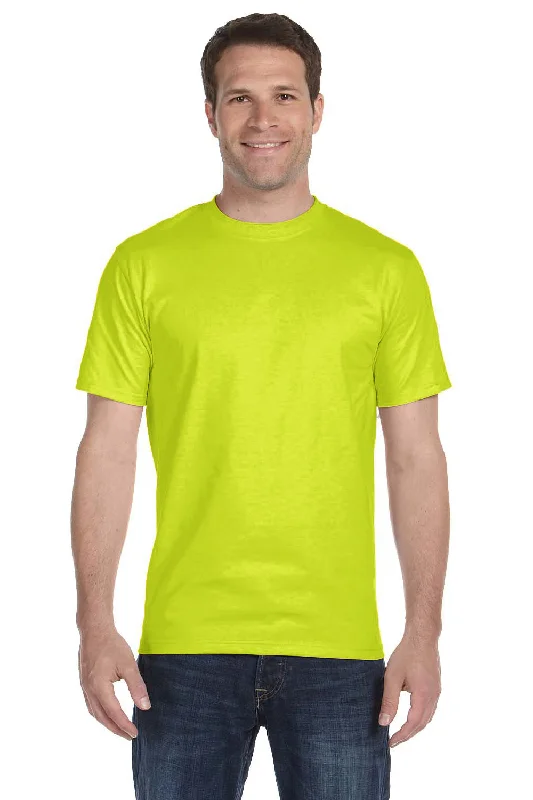 Elegant Design Gildan Mens DryBlend Moisture Wicking Short Sleeve Crewneck T-Shirt - Safety Green