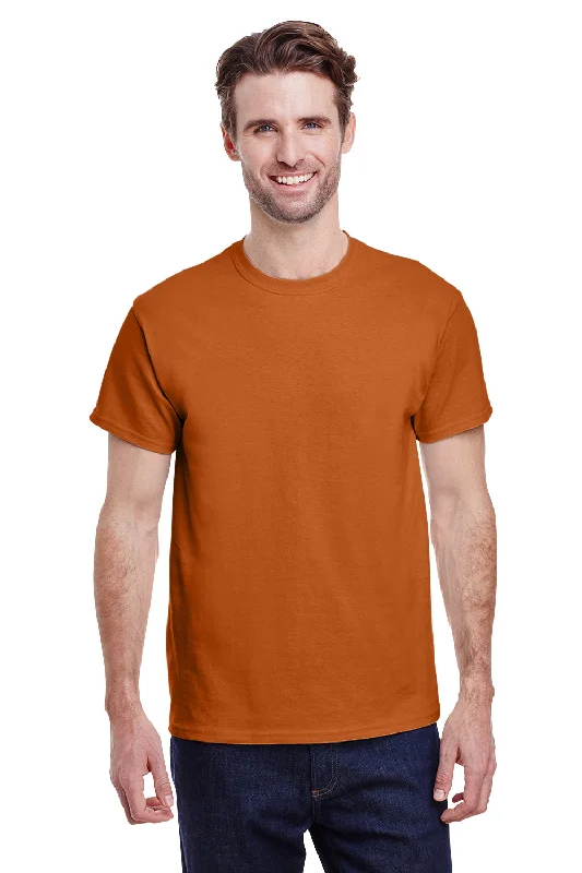 End Of The Year Gildan Mens Short Sleeve Crewneck T-Shirt - Texas Orange