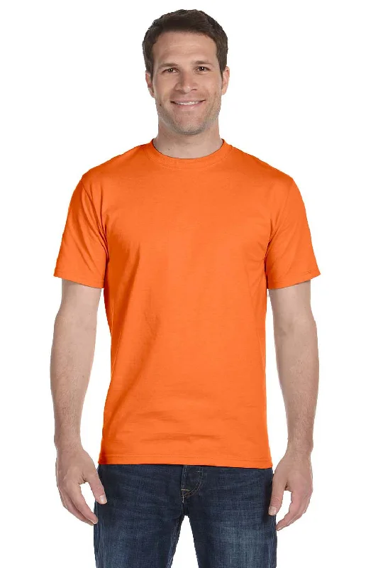 Soft Casuals Hanes Mens Beefy-T Short Sleeve Crewneck T-Shirt - Orange