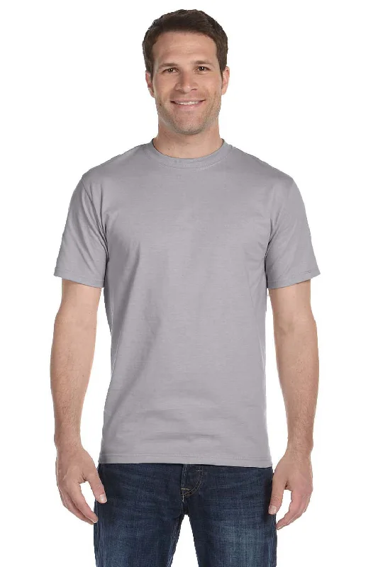 Stylish Ease Hanes Mens Beefy-T Short Sleeve Crewneck T-Shirt - Oxford Grey