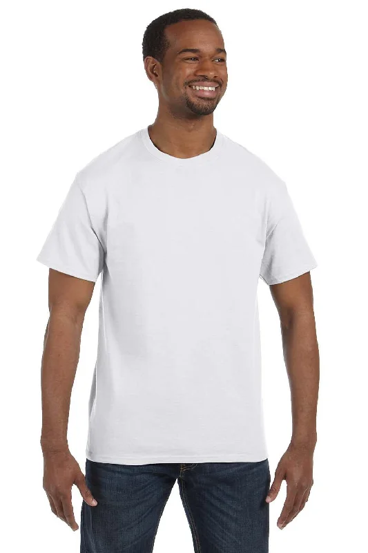 Comfortable Sweaters Hanes Mens ComfortSoft Short Sleeve Crewneck T-Shirt - White