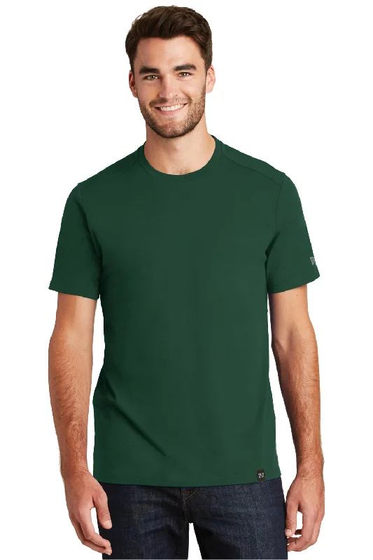 Comfortable Design New Era Mens Heritage Short Sleeve Crewneck T-Shirt - Dark Green