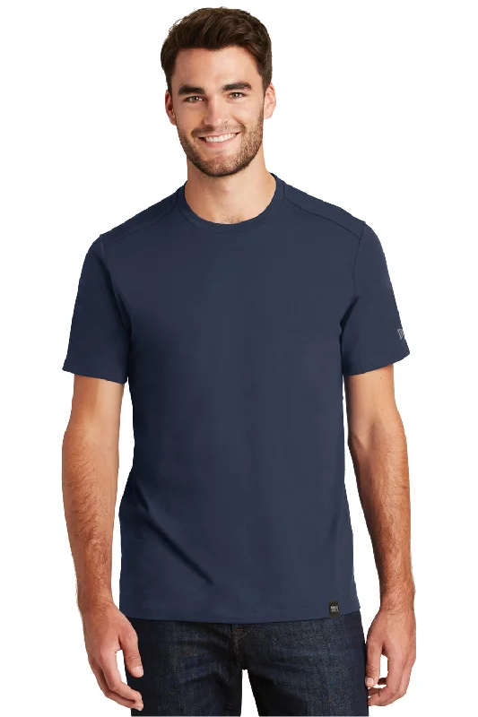 Weekend Comfort New Era Mens Heritage Short Sleeve Crewneck T-Shirt - True Navy Blue