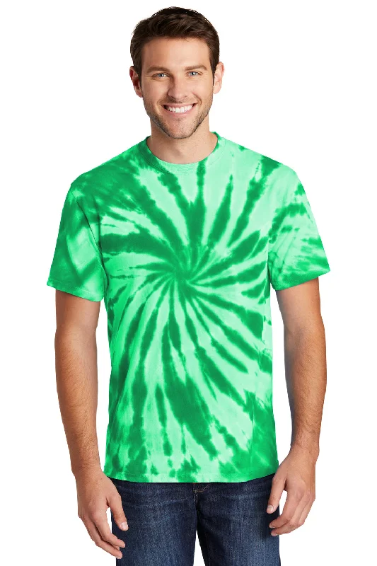 Port & Company Mens Tie-Dye Short Sleeve Crewneck T-Shirt - Kelly Green