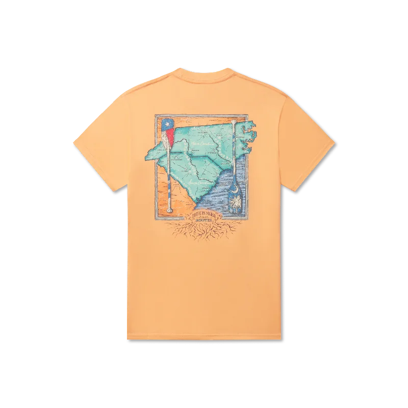 Easy Wear Chic River Route Collection Tee - North Carolina & South Carolina