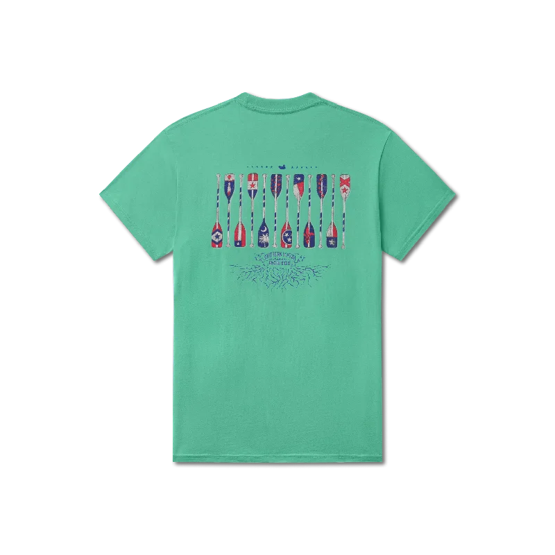 Relaxed Fits River Route Collection Tee - Paddles