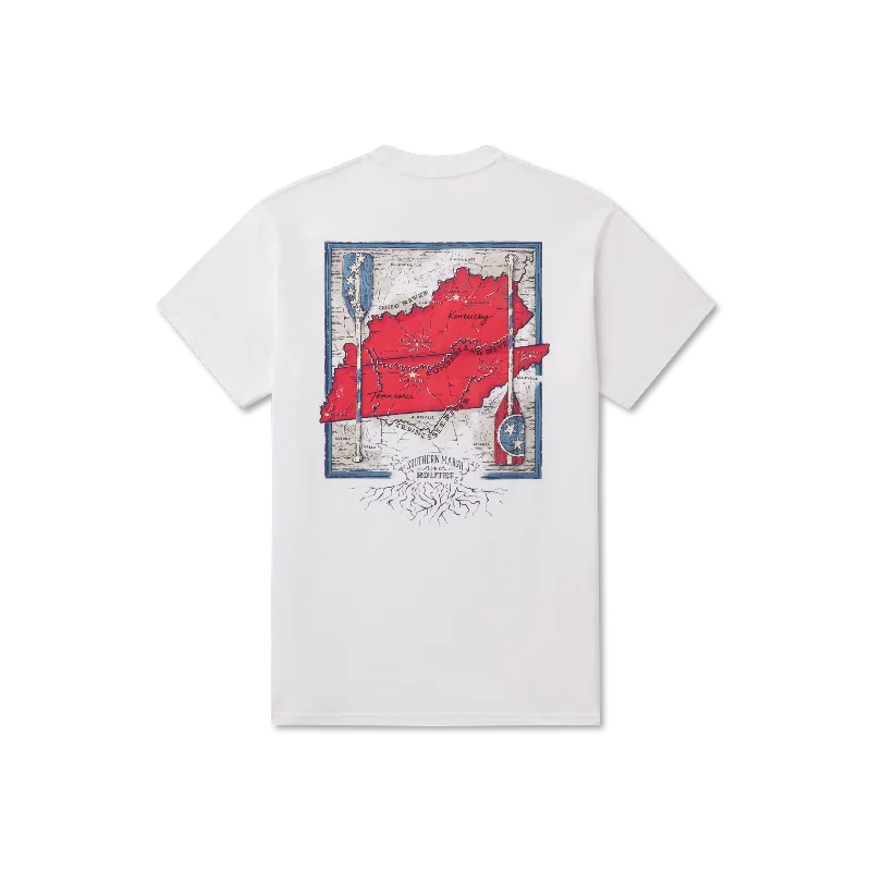 Cozy Lifestyle River Route Collection Tee - Tennessee & Kentucky