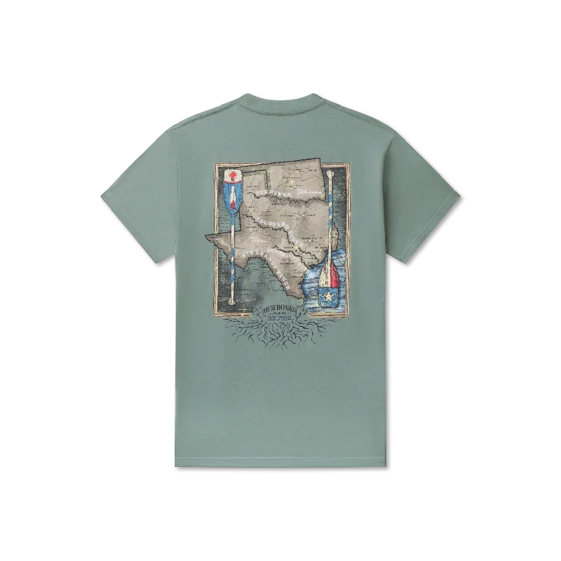 Breezy Outfits River Route Collection Tee - Texas & Oklahoma