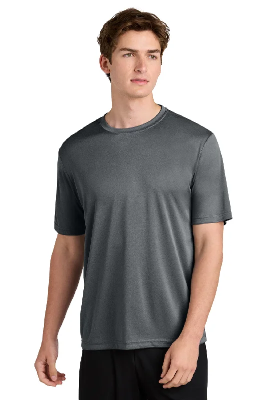 Fashion Design Sport-Tek Mens Competitor Moisture Wicking Short Sleeve Crewneck T-Shirt - Heather Iron Grey