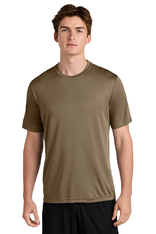Versatile Items Sport-Tek Mens Competitor Moisture Wicking Short Sleeve Crewneck T-Shirt - Woodland Brown