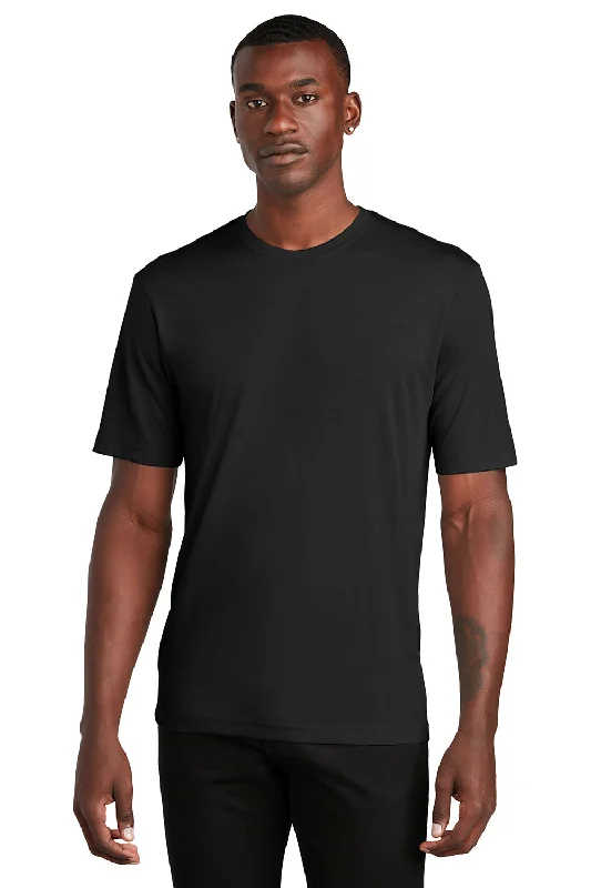 Soft Tops Sport-Tek Mens Competitor Moisture Wicking Short Sleeve Crewneck T-Shirt - Black