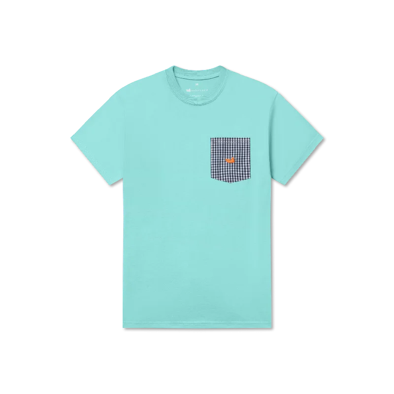 High-quality Design Stewart Pocket Tee - Gingham