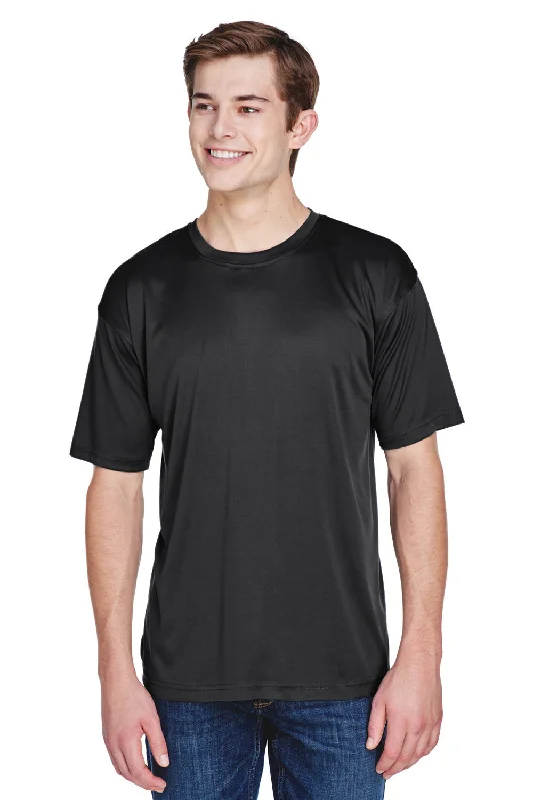 Eye-catching Personality UltraClub Mens Cool & Dry Performance Moisture Wicking Short Sleeve Crewneck T-Shirt - Black