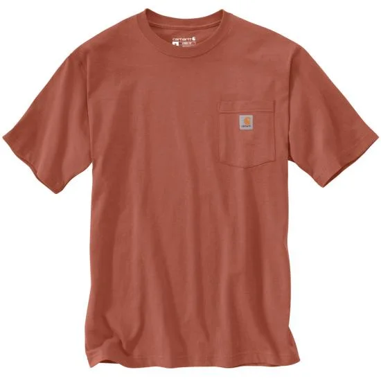 Romantic And Fresh K87 - Loose Fit Heavyweight Pocket Tee, Terracotta (Seasonal)