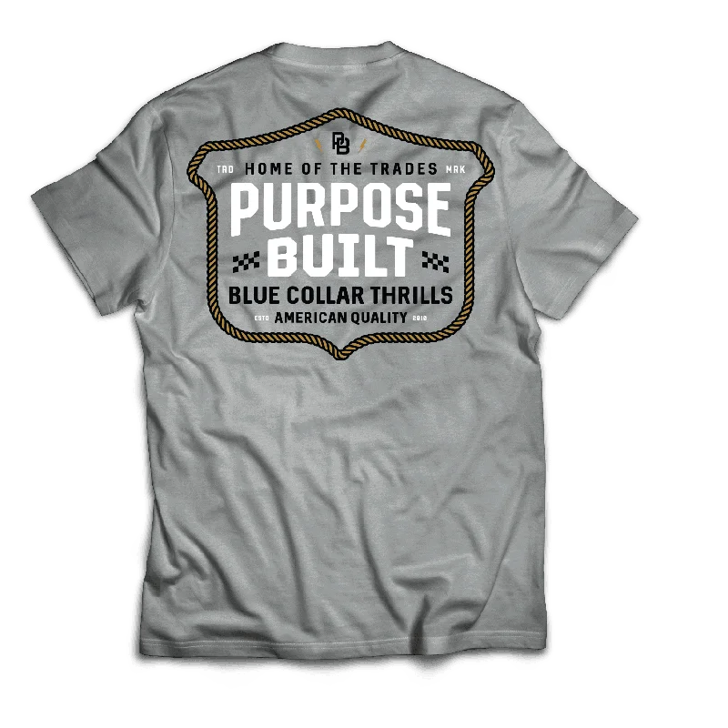 Classic Youth, For the Thrills Tee, Grey Frost