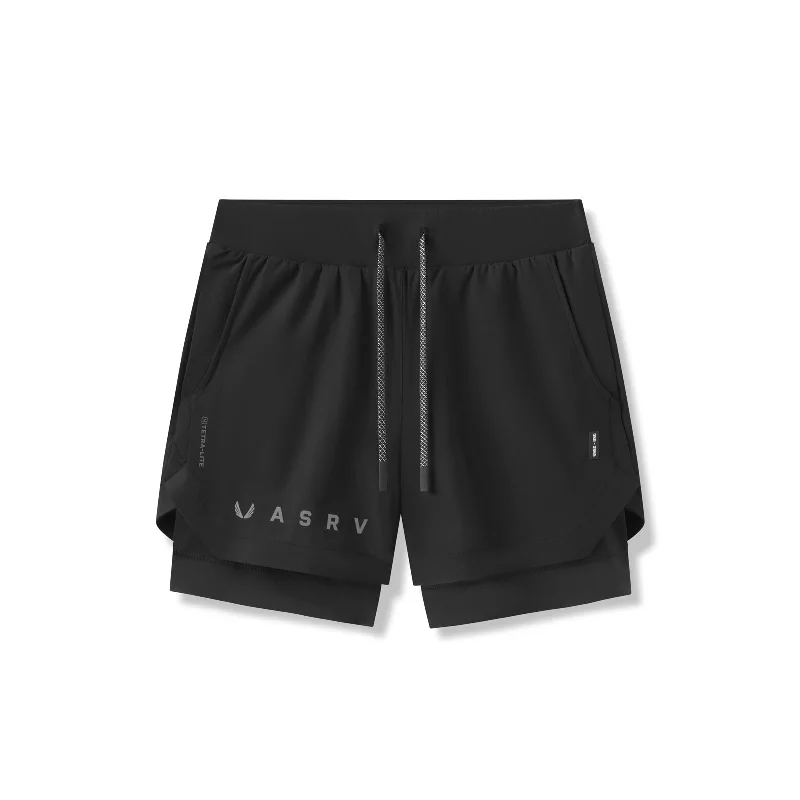 Urban Style 0865. Tetra-Lite® 5" Liner Short - Black "Reflective Classic"