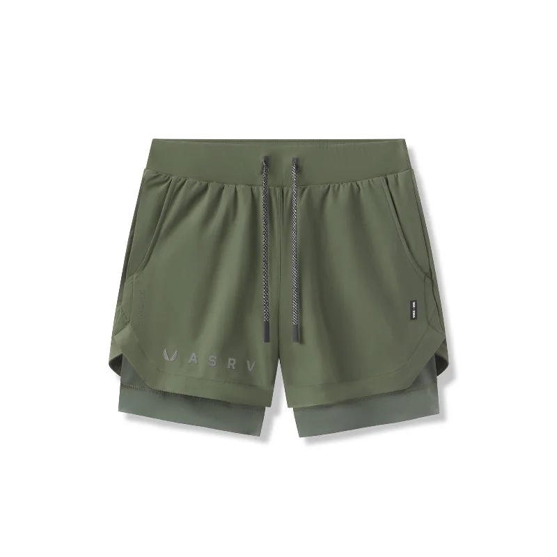 Sexy Fun 0865. Tetra-Lite® 5" Liner Short - Olive "Reflective Classic"