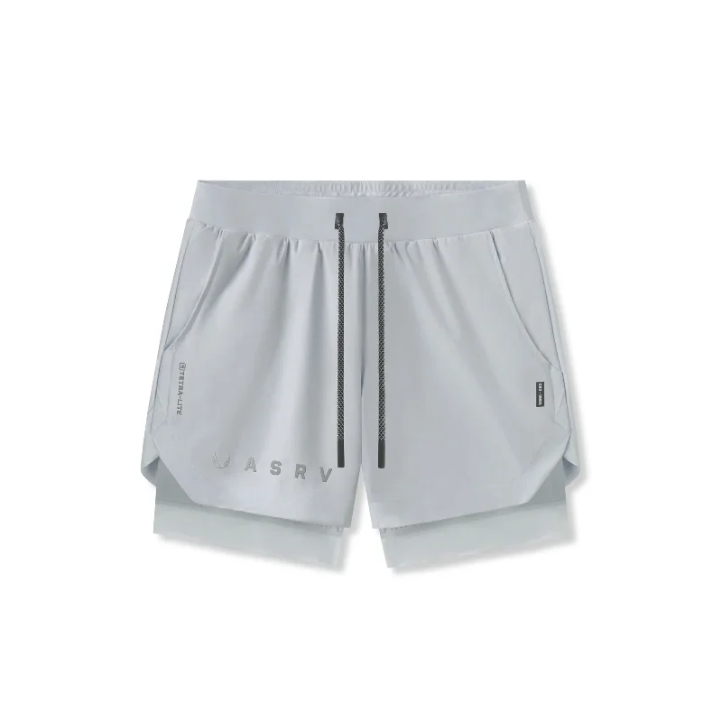 Elegant And Simple 0865. Tetra-Lite® 5" Liner Short - Slate Grey "Reflective Classic"