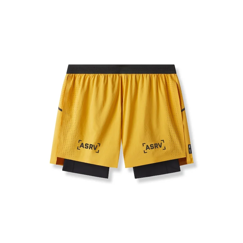 Customized Version 0951. Aerotex™ 4" High Split Liner Short - Amber