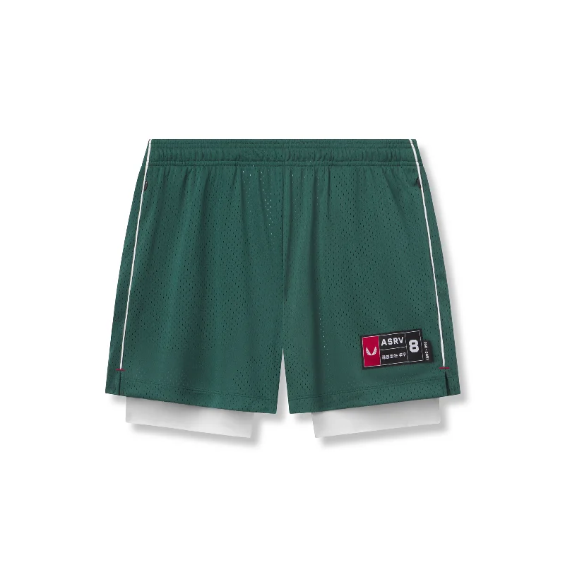 Minimal Style 0991. Ion-Mesh 5" Liner Short - Forest Green