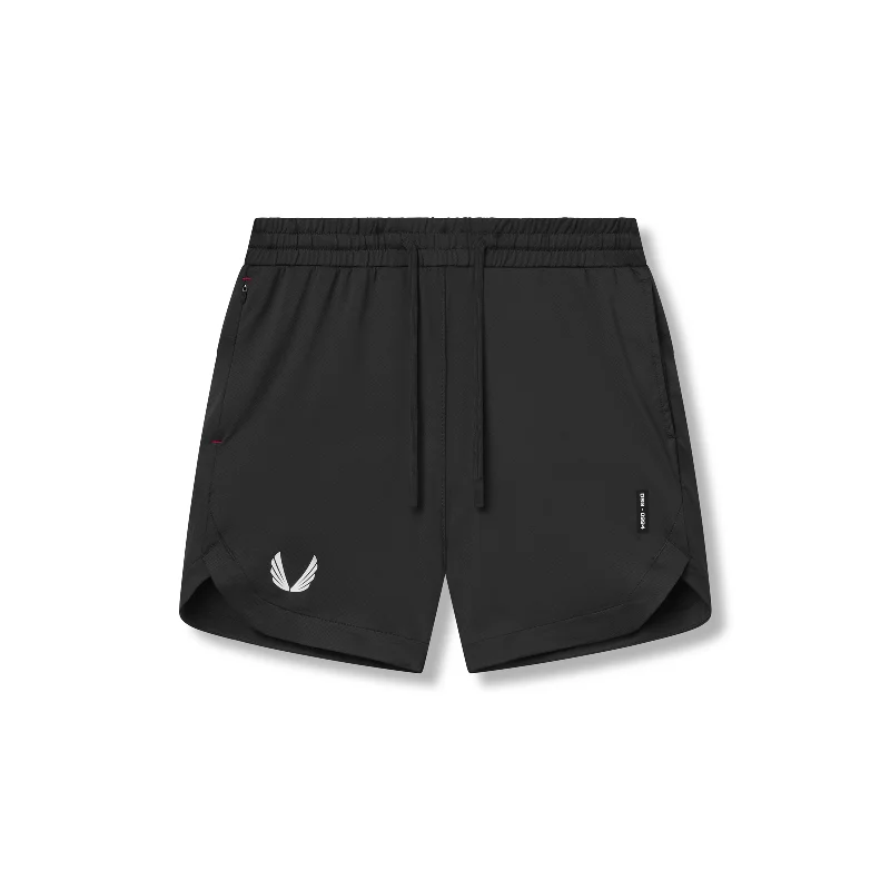 Party Wear 0994. AeroSilver® 7" Linerless Short - Black