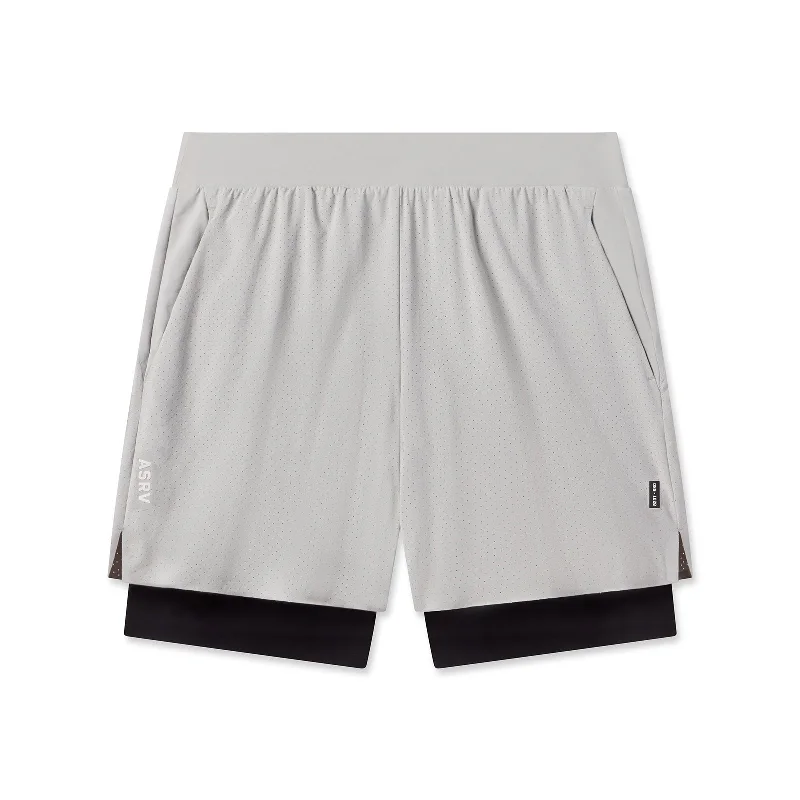 Relaxed Fits 1028. Aerotex™ Bonded 7" Liner Short - Slate Grey