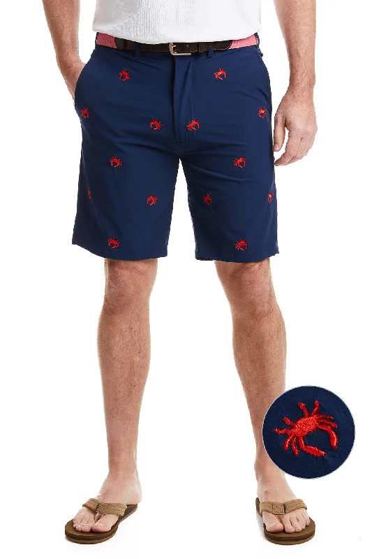 Layered Comfort ACKformance Short Nantucket Navy with Red Crab