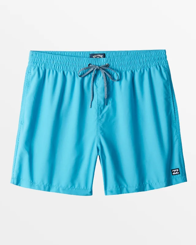 All Day Layback 16" Swim Trunks - Cyan