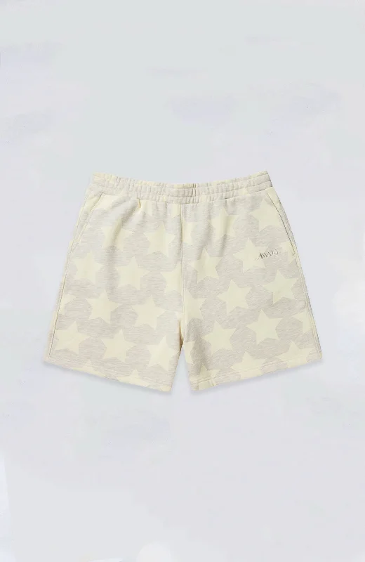 Romantic Temperament Awake NY - Star Printed Sweatshorts