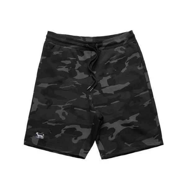 Fashion Must-have Black Sheep French Terry Icon Short Black Camo