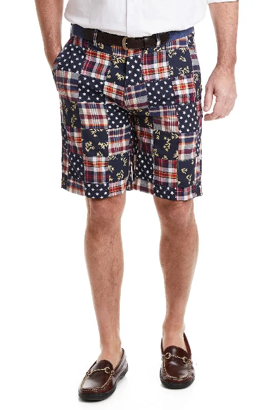 Classic Choice Cisco Short Patriotic Patch Madras