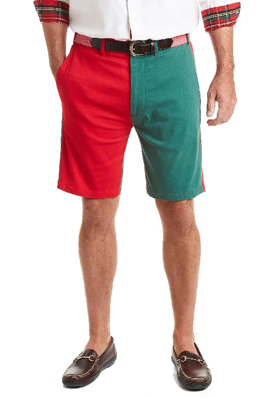 Relaxed Jackets Cisco Short Stretch Twill Bright Red and Hunter Panel