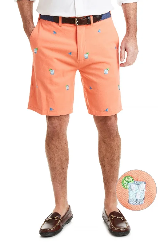 High-quality Design Cisco Short Stretch Twill Coral with Fin & Tonic