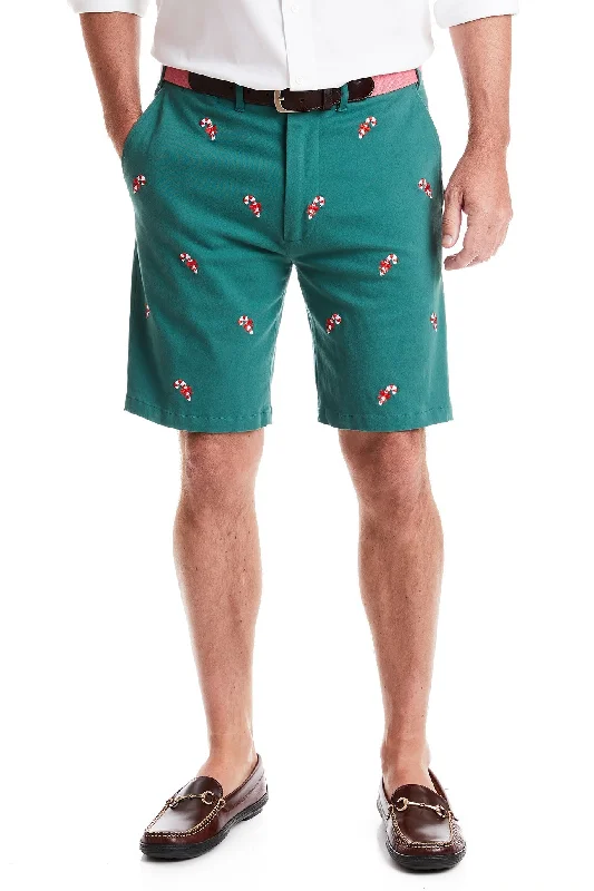 Simple Design Cisco Short Stretch Twill Hunter with Candy Cane