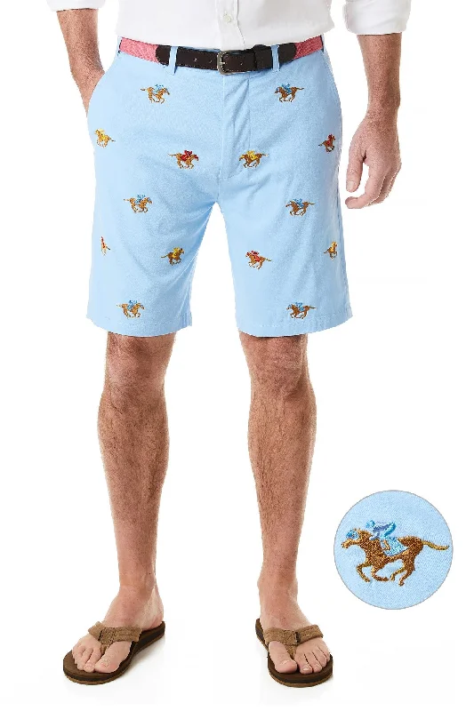 Weekend Wear Cisco Short Stretch Twill Liberty with Racing Horses