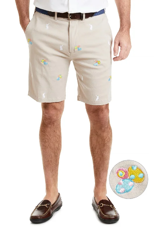 Smart Comfort Wear Cisco Short Stretch Twill Stone with Easter Eggs & Bunny