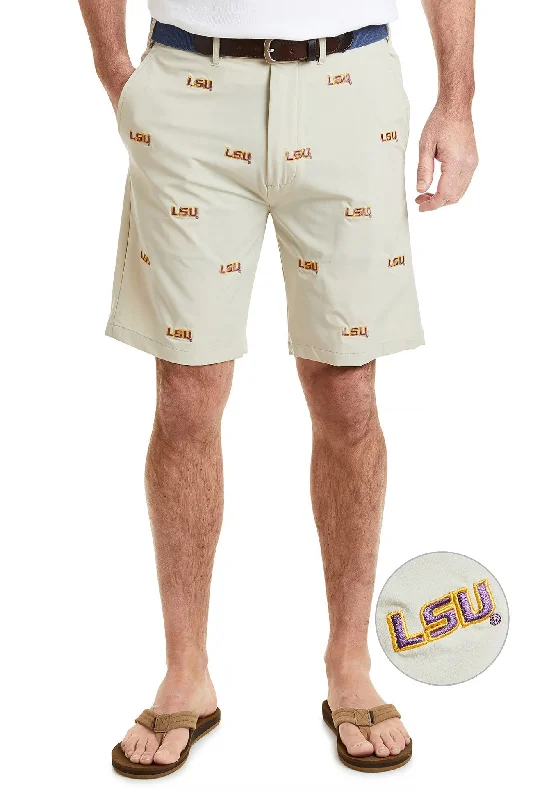 Free Design Collegiate ACKformance Short Khaki with LSU