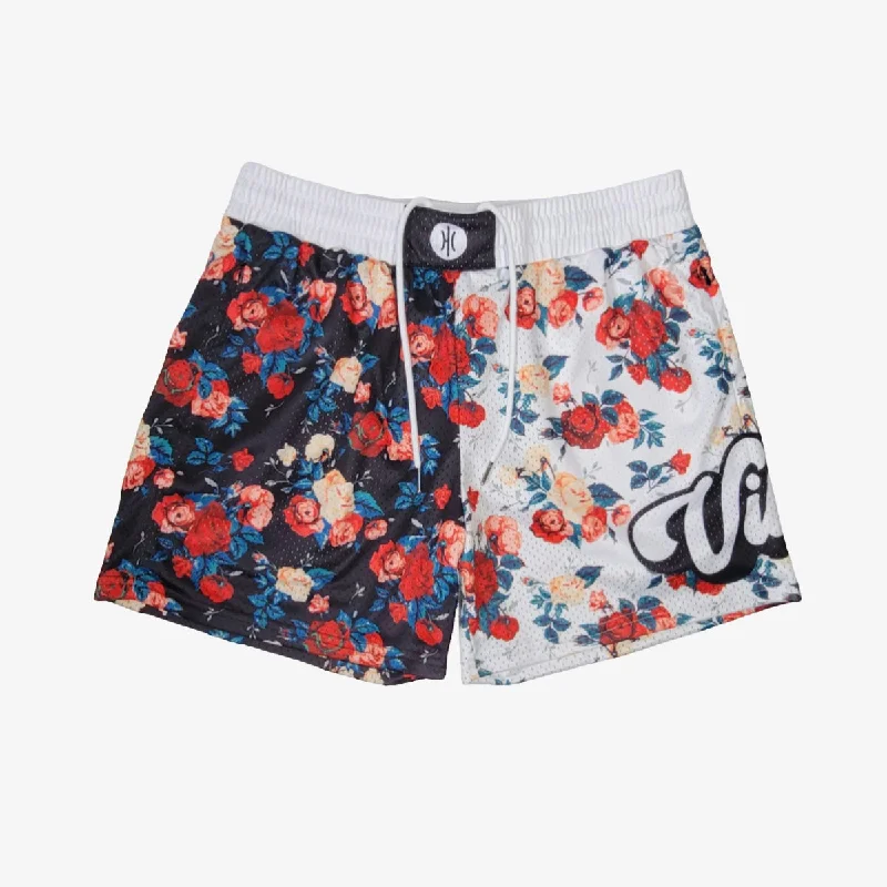 Trendy Looks Rosette Hoop Vibes Mesh Shorts