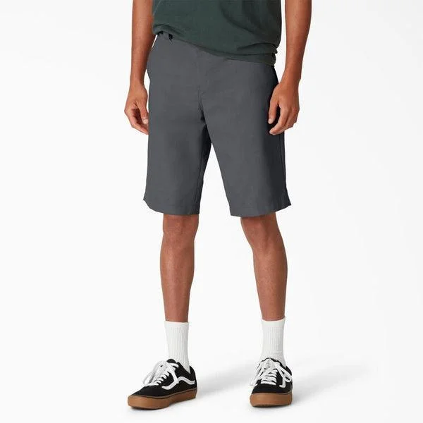 Fashion Style Dickies Skateboarding Slim Fit 11" Shorts Charcoal Gray