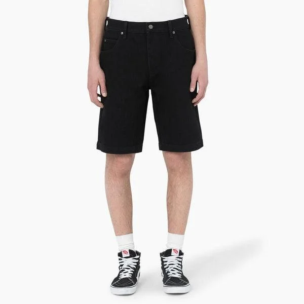 Luxury And Elegant Dickies Skateboarding Wingville Denim Shorts Black