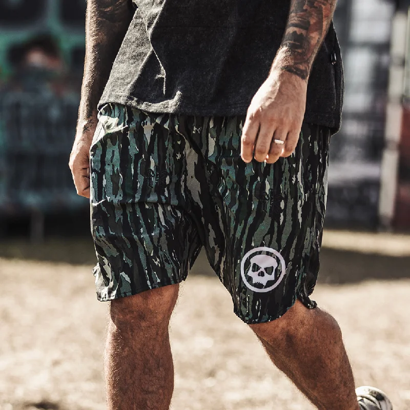Simple Chic Field Short - Green Tree Camo