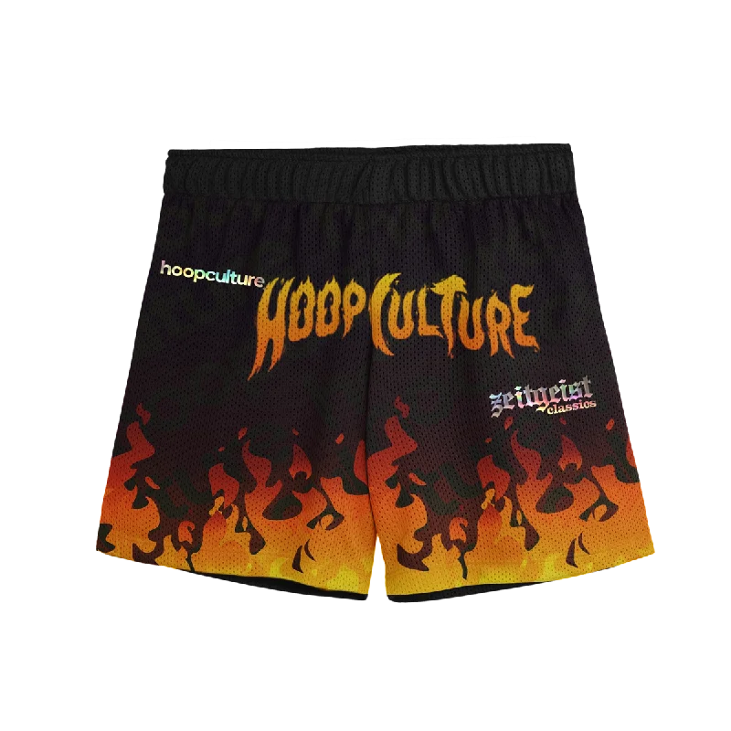Layered Style Fury Mesh Shorts