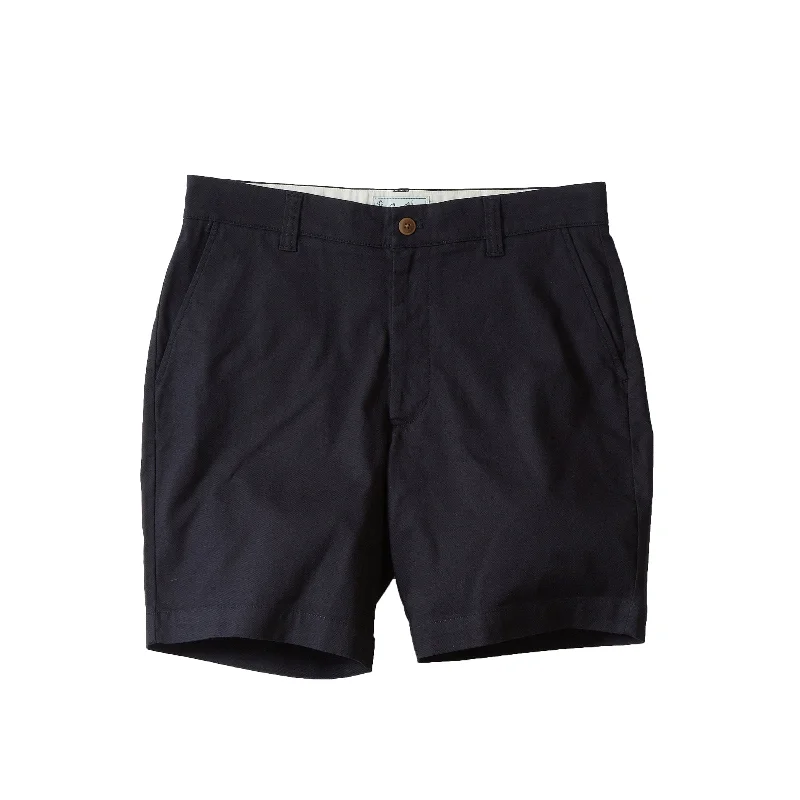 Comfortable Mind Hudson Textured Stretch Shorts 8" - Navy (Final Sale)