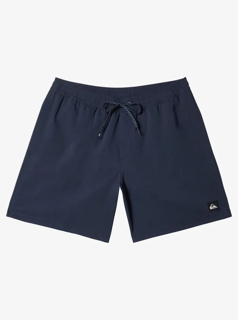 Classic Color Quiksilver Mens Boardshorts Everyday Solid Volley 17" Elastic Waist