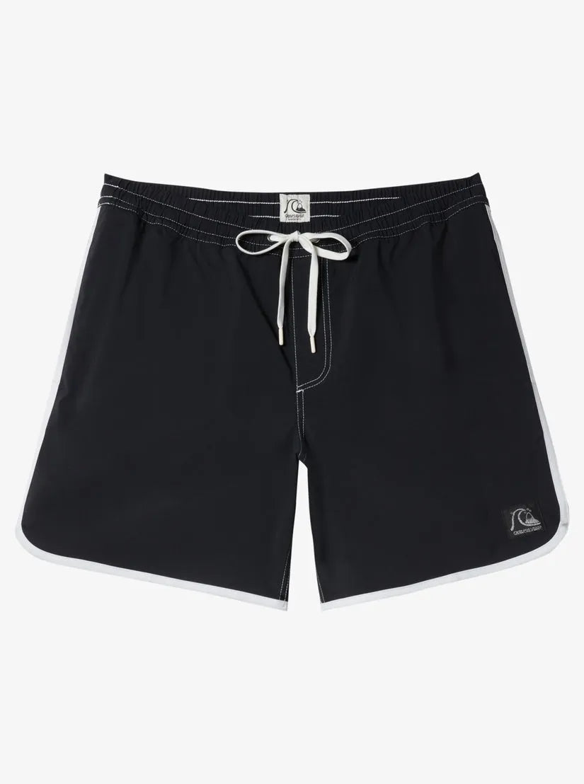 Fashionable Inner Wear Quiksilver Mens Boardshorts Original Scallop Volley 17" Elastic Waist