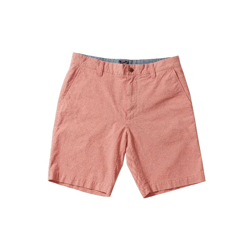 Body Design Randolph Stretch End on End Shorts 9" - Aurora Red (Final Sale)