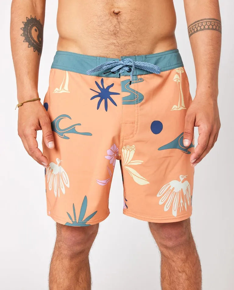 Elegant Outline Rip Curl Mens Boardshorts Mirage Retro Dunes